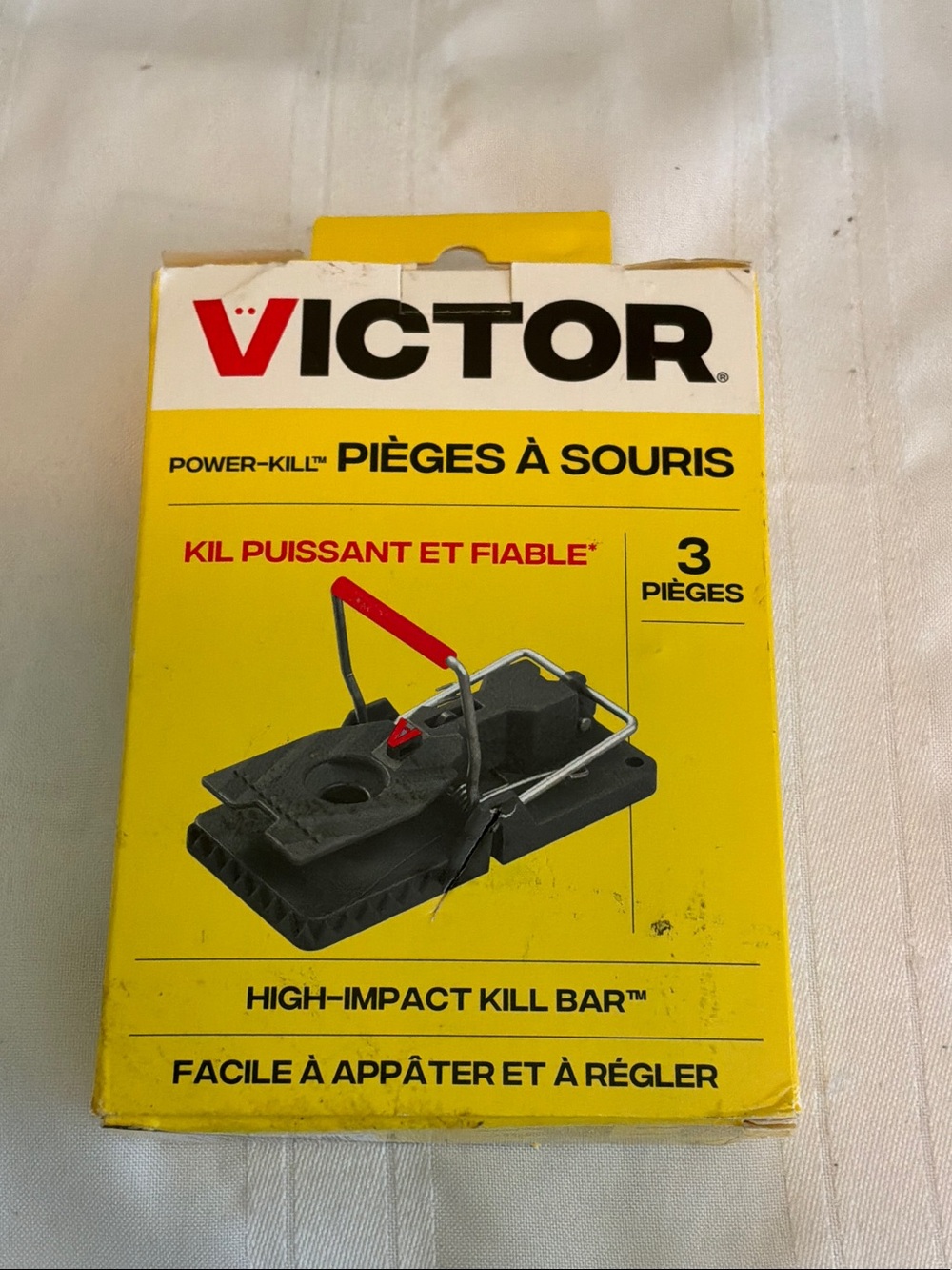 Yellow Mouse Trap Box - 3 Pack